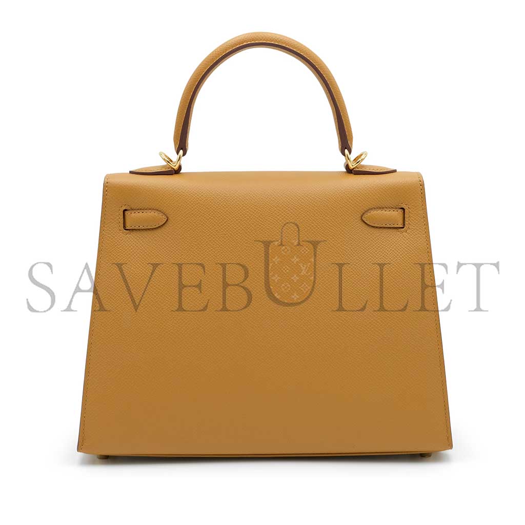 HERMÈS MASTER SESAME EPSOM KELLY 25 SELLIER GOLD HARDWARE (25*17*7cm) 